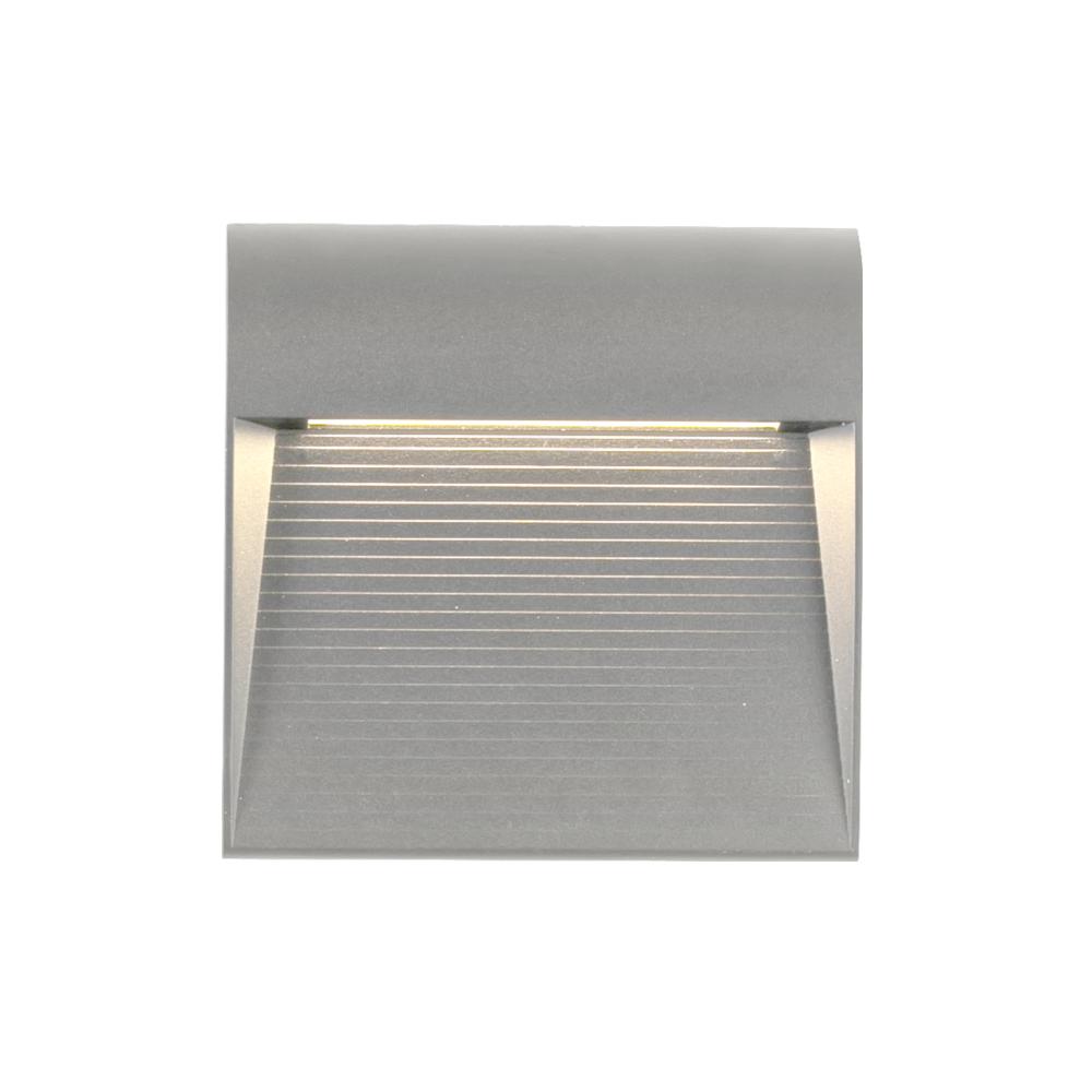 Casa 7-in Grey LED Exterior Wall Sconce