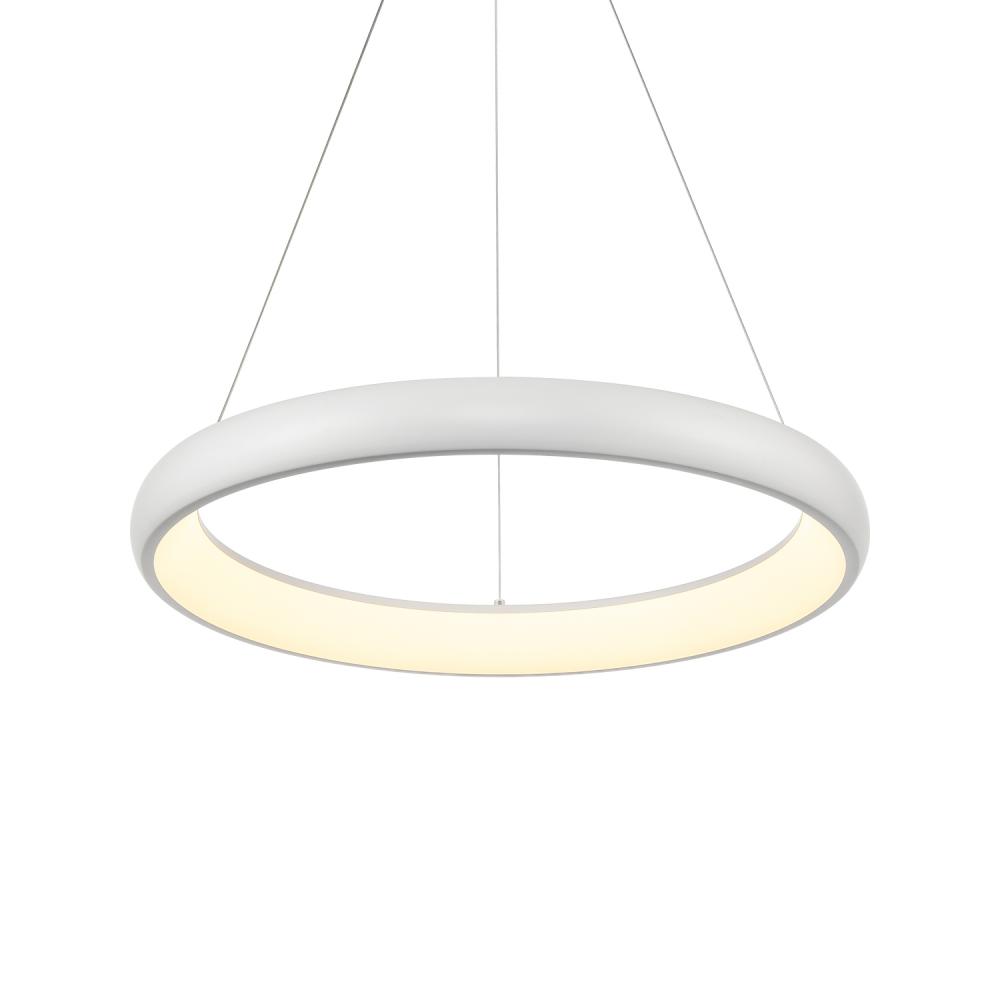 Cortana 24-in White LED Pendant