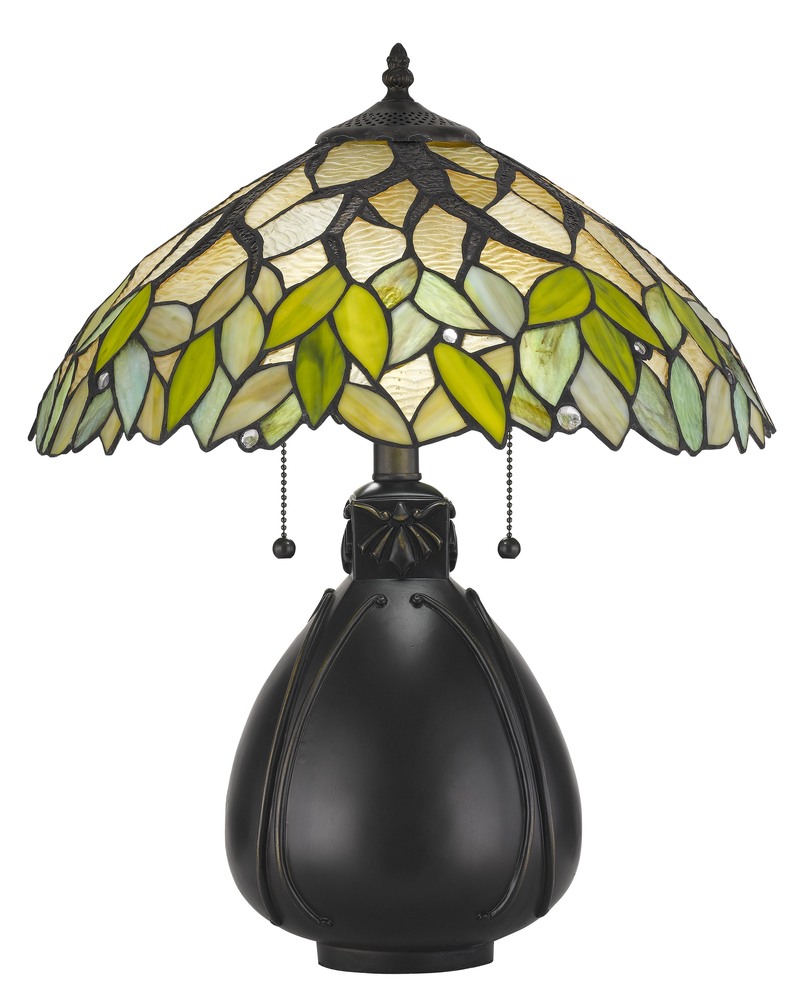 60W X 2 Tiffany Table Lamp