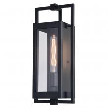 Vaxcel International T0688 - Sheridan 7-in. Outdoor Wall Light Matte Black