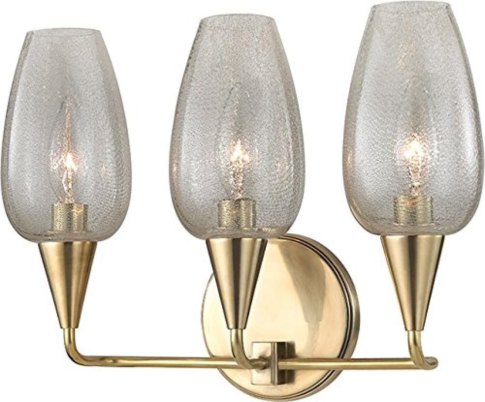 3 LIGHT WALL SCONCE