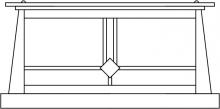 Arroyo Craftsman ABC-15CS-AC - 15" Aberdeen column mount