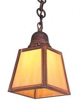 Arroyo Craftsman AH-1TWO-MB - a-line shade pendant with t-bar overlay