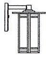 Arroyo Craftsman ETB-9GWC-BZ - 9" etoile wall mount