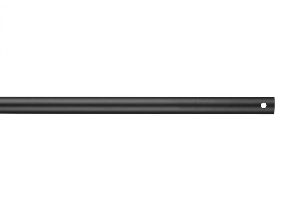 18" Downrod in Midnight Black