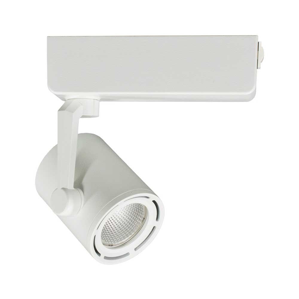 JESCO 1-Light COB LED H Track Head Fixture 25 Degree Beam Angle 3000K in White