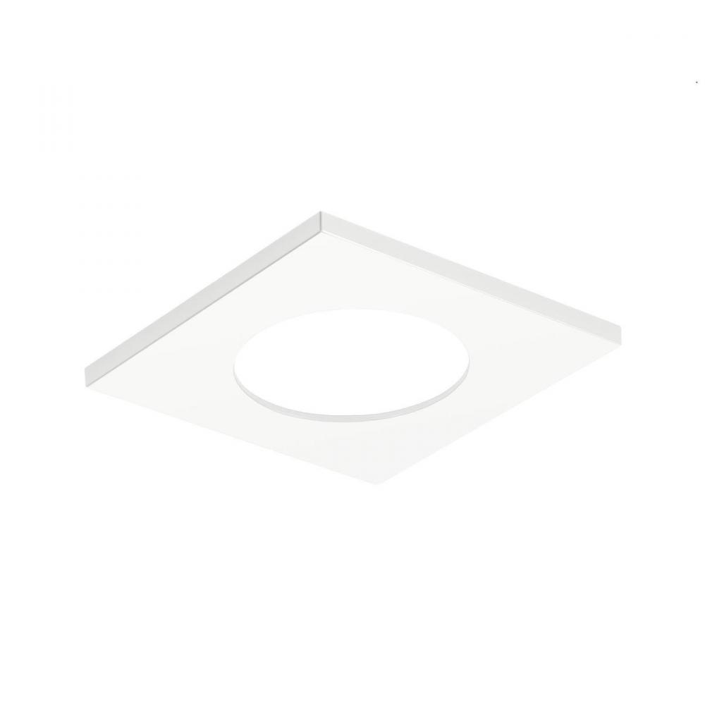 JESCO Downlight 2" Square Trim WH