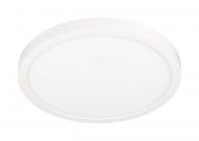 Jesco CM409RA-12R-120V-SW3-WH - JESCO Flush Mount LED 12" Round Alum Slim Trim 22W 3CCT 90CRI WH