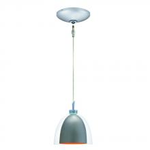 Jesco KIT-QAP215-CHOR-A - One Light Nickel Down Mini Pendant