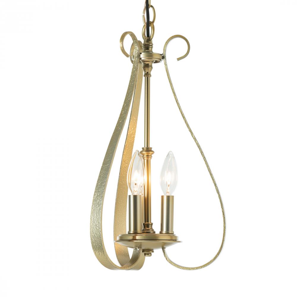 Sweeping Taper 3 Arm Chandelier