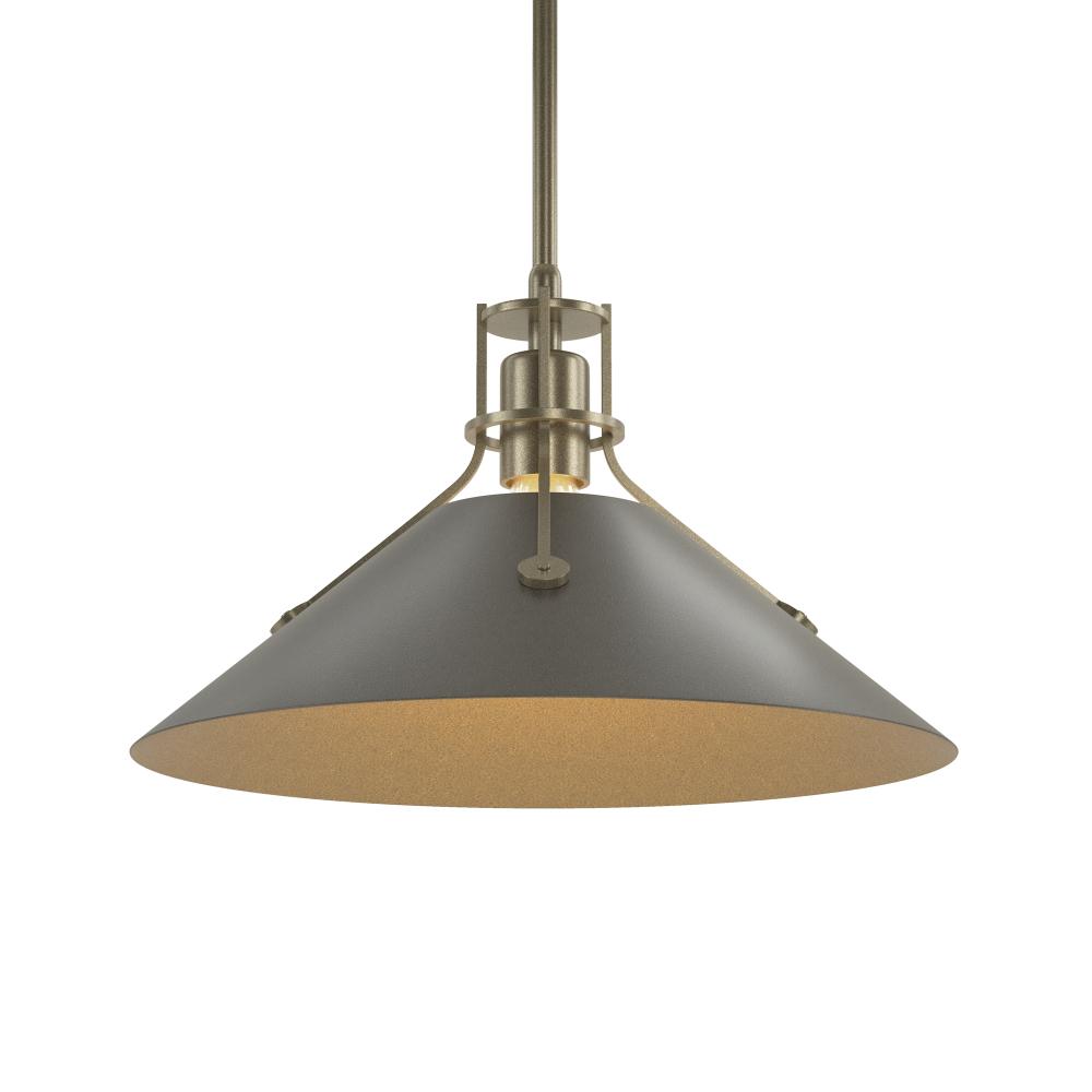 Henry Medium Steel Shade Pendant