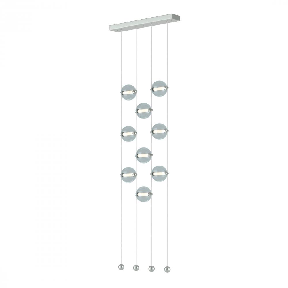 Abacus 9-Light Ceiling-to-Floor LED Pendant