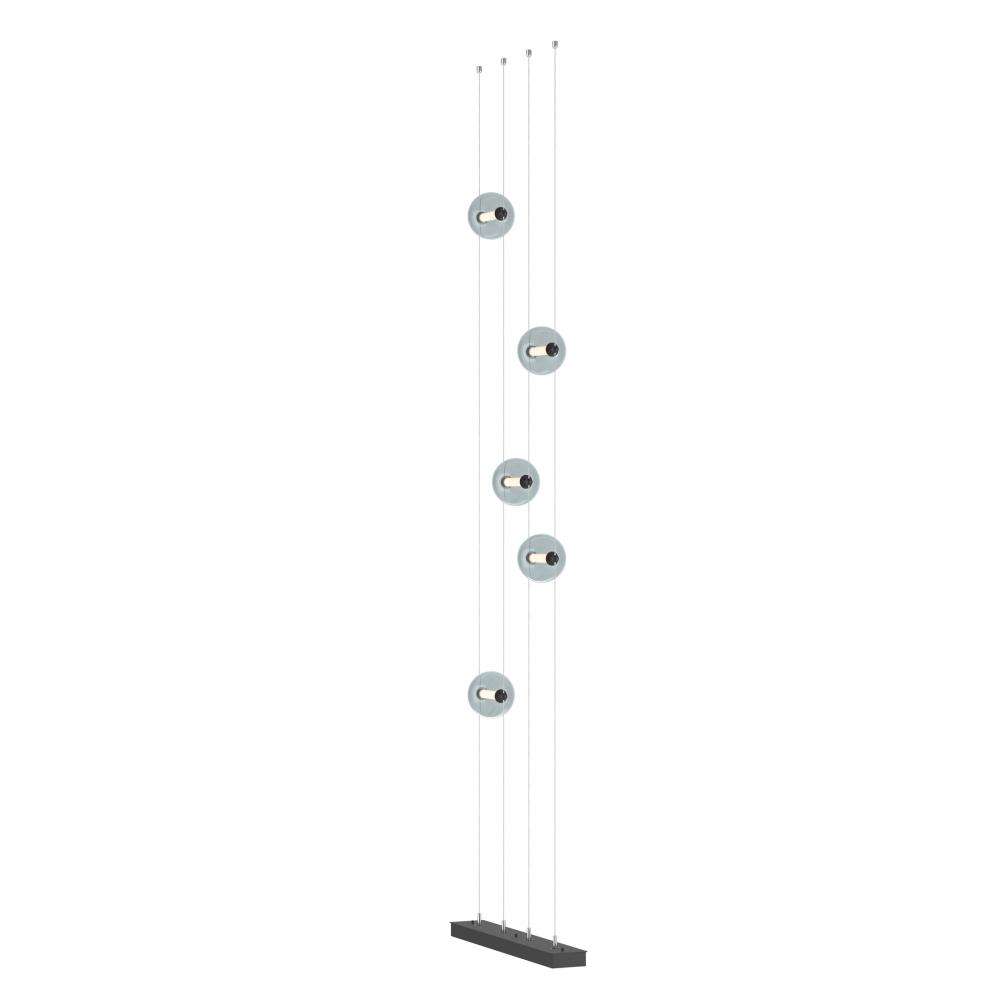 Abacus 5-Light Floor to Ceiling Plug-In LED Lamp