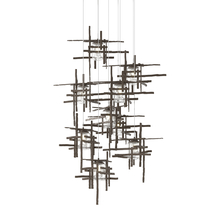 Hubbardton Forge 131107-SKT-LONG-05-II0728 - Tura 9-Light Seeded Glass Pendant