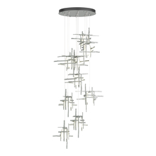 Hubbardton Forge 131109-SKT-STND-82-YC0305 - Tura 9-Light Frosted Glass Pendant