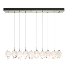 Hubbardton Forge 131143-SKT-STND-85-WP0754 - Chrysalis 10-Light Small Crystal Pendant