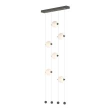 Hubbardton Forge 139055-LED-STND-20-GG0668 - Abacus 6-Light Ceiling-to-Floor LED Pendant