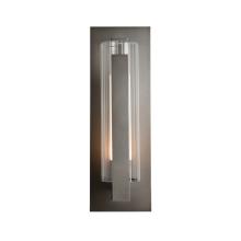 Hubbardton Forge 307283-SKT-77-ZU0662 - Vertical Bar Fluted Glass Large Outdoor Sconce