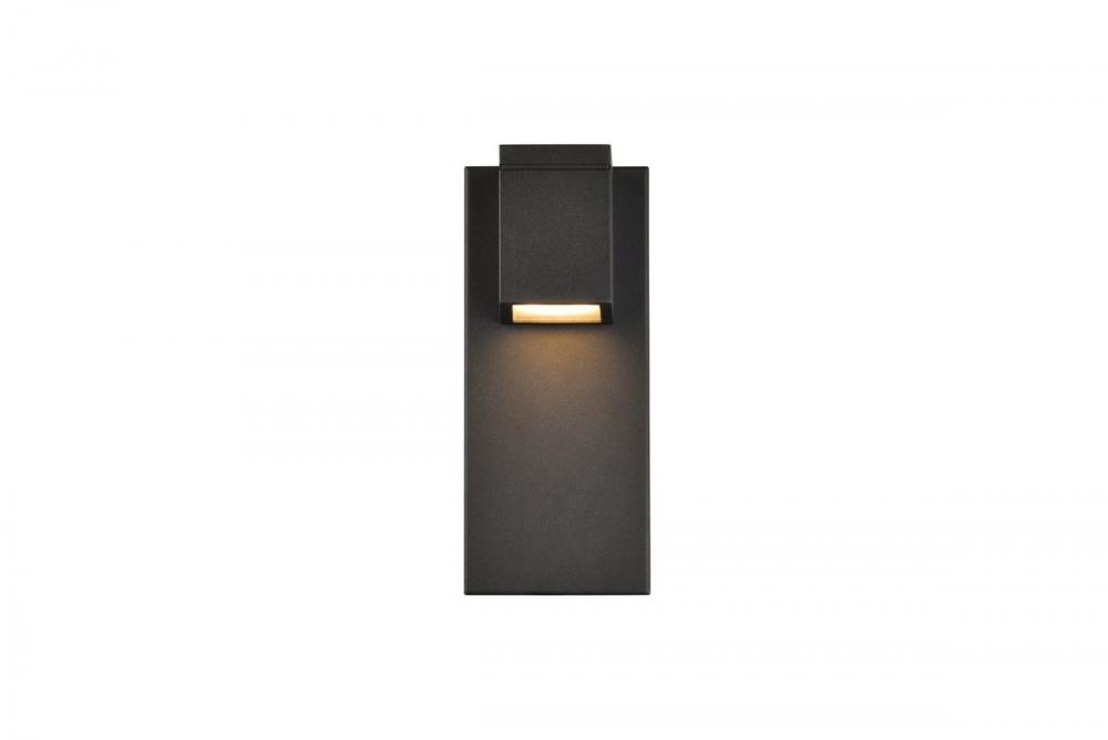 Raine Integrated LED wall sconce in black