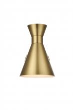 Elegant LD2353SG - Halycon 6 Inch Wall Sconce in Satin Gold