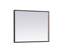 Elegant MRE62036BK - Pier 20x36 inch LED mirror with adjustable color temperature 3000K/4200K/6400K in black