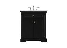 Elegant VF53030BK - 30 inch Single bathroom vanity set in black