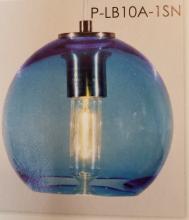 Viz Glass P-LB10A-1SN - VINTAGE PENDANT  BLUE GLASS