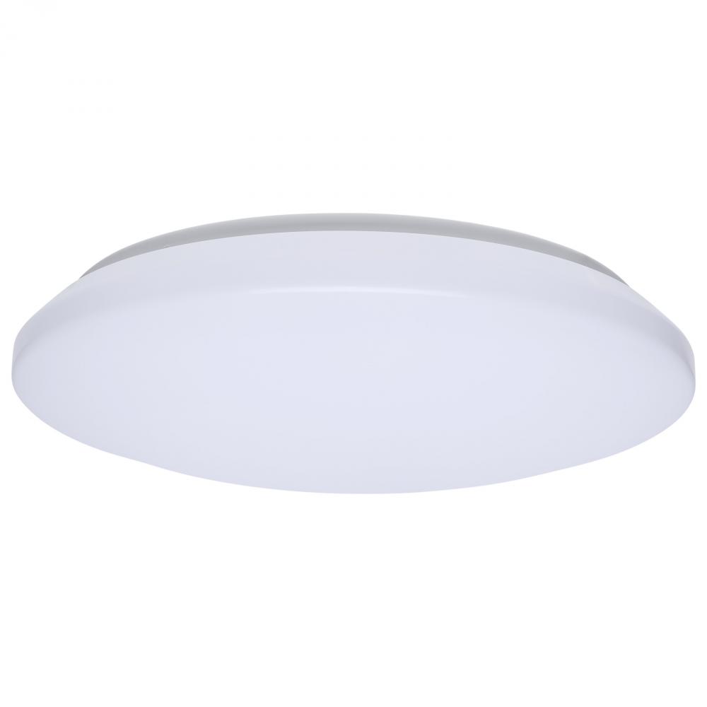 14 Inch LED Cloud Fixture with Sensor; 17 Watts; 27K/30K/35K/40K/50K CCT Selectable; Round Shape;