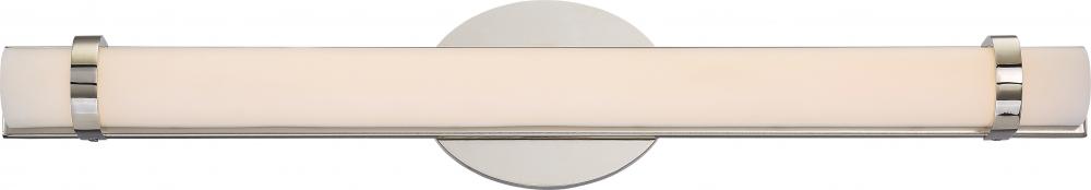 Slice - 24" LED Wall Scone - Polished Nickel Finish