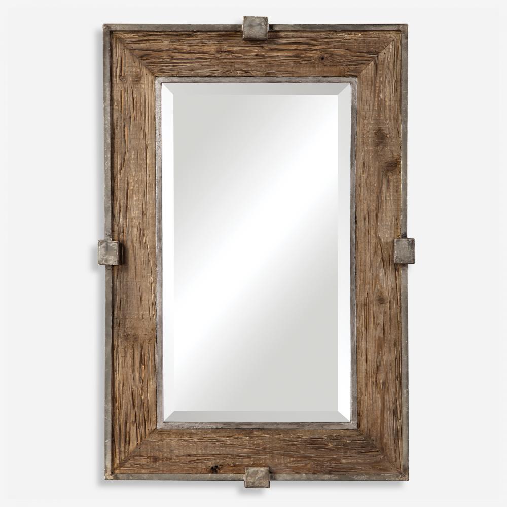 Siringo Weathered Wood Mirror