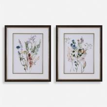 Uttermost 32341 - Uttermost Delicate Flowers Framed Prints, S/2