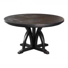 Uttermost 25861 - Uttermost Maiva Round Black Dining Table