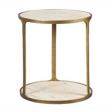 Uttermost 22968 - Clench Brass Side Table