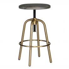 Uttermost 22976 - Uttermost Revolve Brass Counter Stool