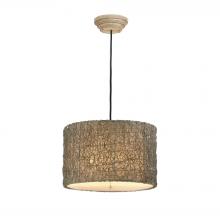 Uttermost 21105 - Uttermost Knotted Rattan Light Drum Pendant