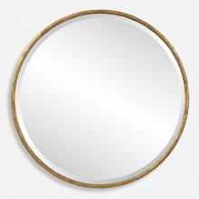 Uttermost 09989 - Sutton Aged Gold Round Mirror