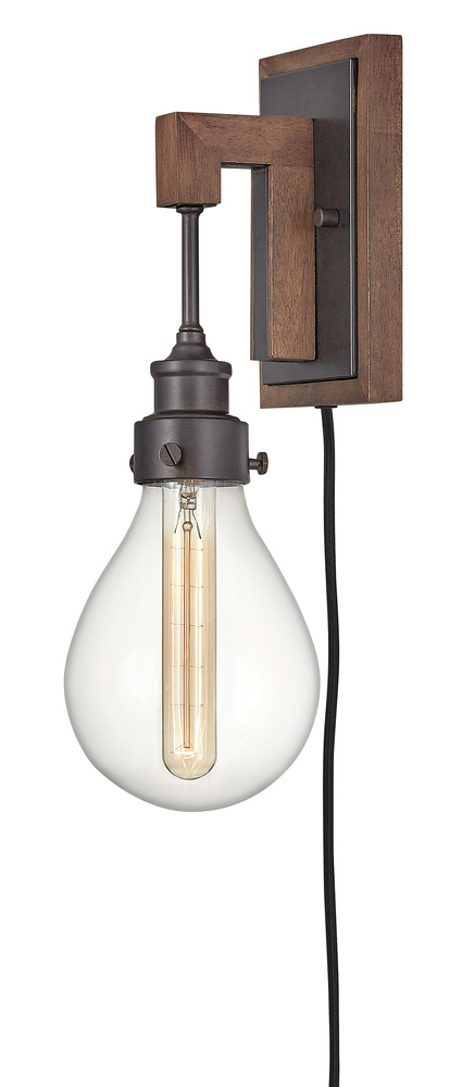 Single Light Plug-in Sconce