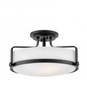 Hinkley 3643BK - Medium Semi-Flush Mount