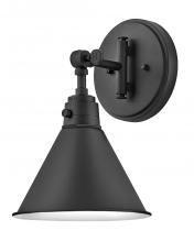 Hinkley 3691BK - Medium Swing Arm Single Light Sconce