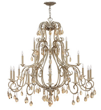 Hinkley 4779SL - Hinkley Lighting Carlton Series 4779SL Triple-Tiered Entry Chandelier