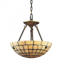 ELK Home 8818/3 - Three Light Dark Antique Brass Up Pendant