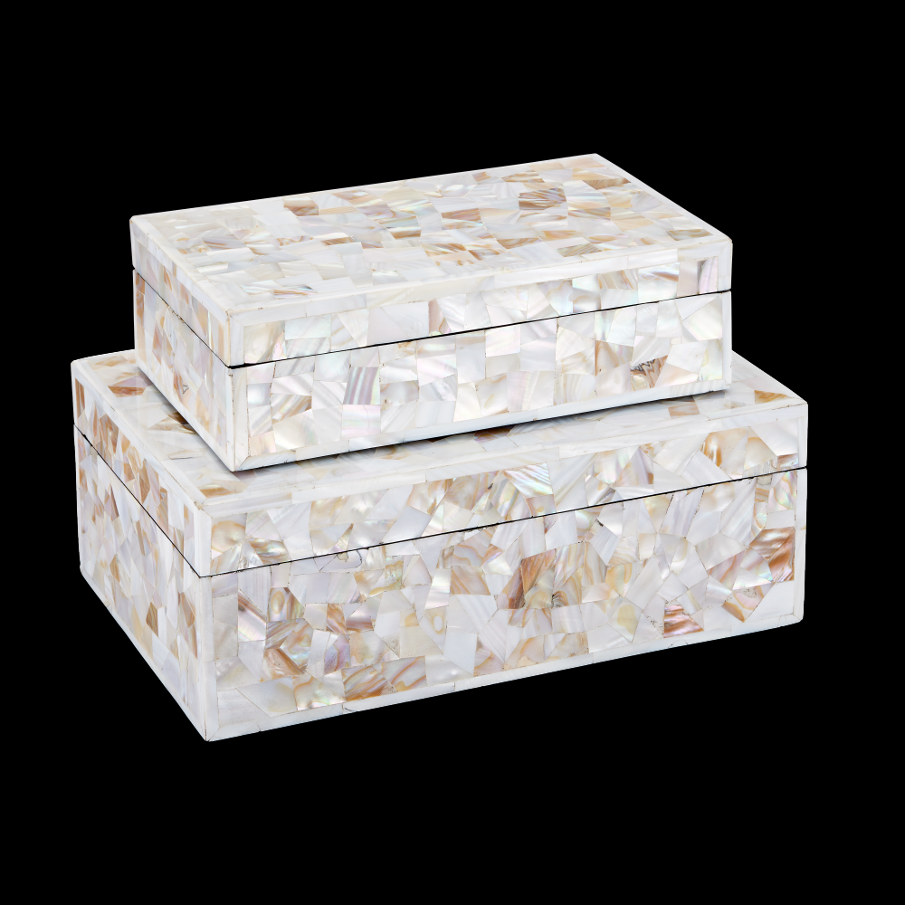 Uma Mother of Pearl Box Set of 2