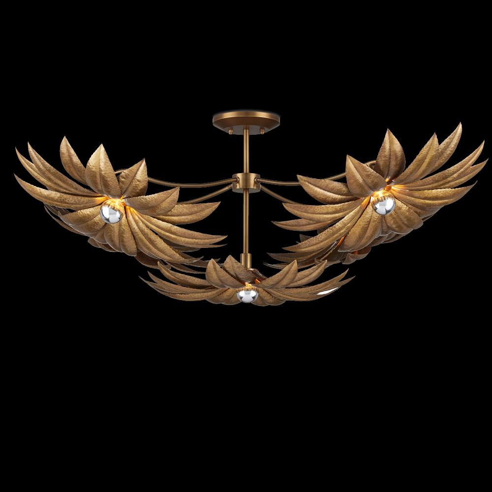 Alithea Medium Semi-Flush Mount