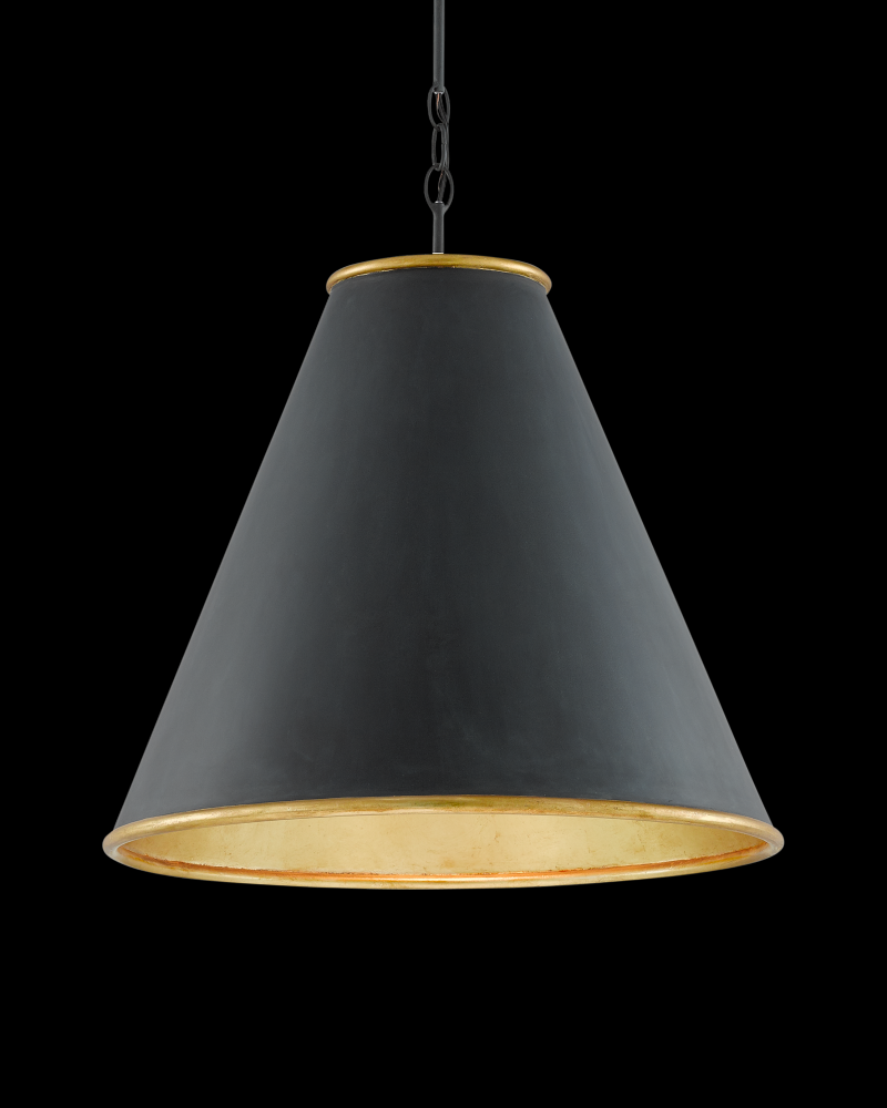 Pierrepont Large Black Pendant