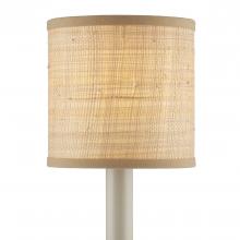 Currey 0900-0028 - Natural Grasscloth Drum Chandelier Shade