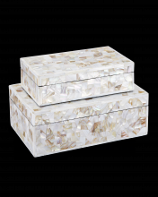 Currey 1200-0770 - Uma Mother of Pearl Box Set of 2