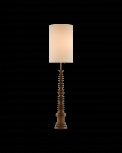 Currey 8000-0034 - Malayan Natural Floor Lamp