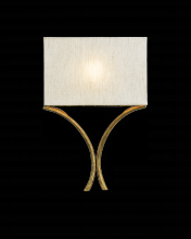 Currey 5901 - Cornwall Gold Wall Sconce