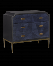 Currey 3000-0124 - Kallista Blue Chest