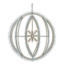 Currey 9000-0210 - Saltwater Silver Orb Chandelier